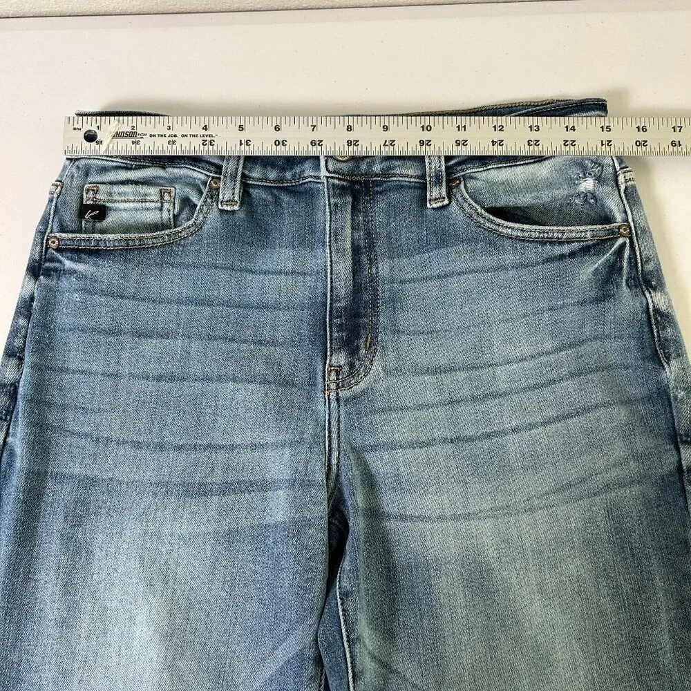 KanCan Clanton High Rise Mom‎ Fit Jeans Womens Size 11 Blue Straight KC9232M